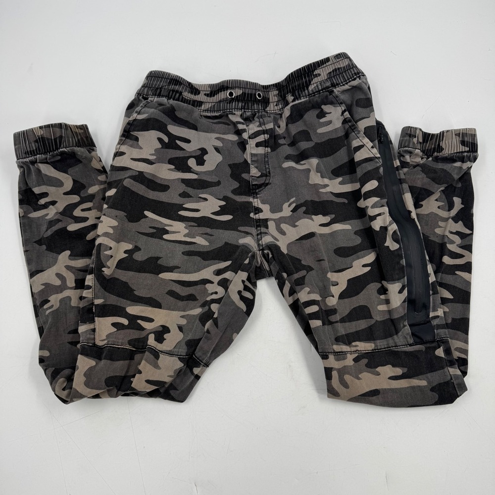 RING OF FIRE Gray Camouflage‎ Joggers Pants Women's Medium Casual Streetwear